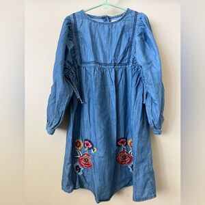 Girls Zara Soft Jeans Dress